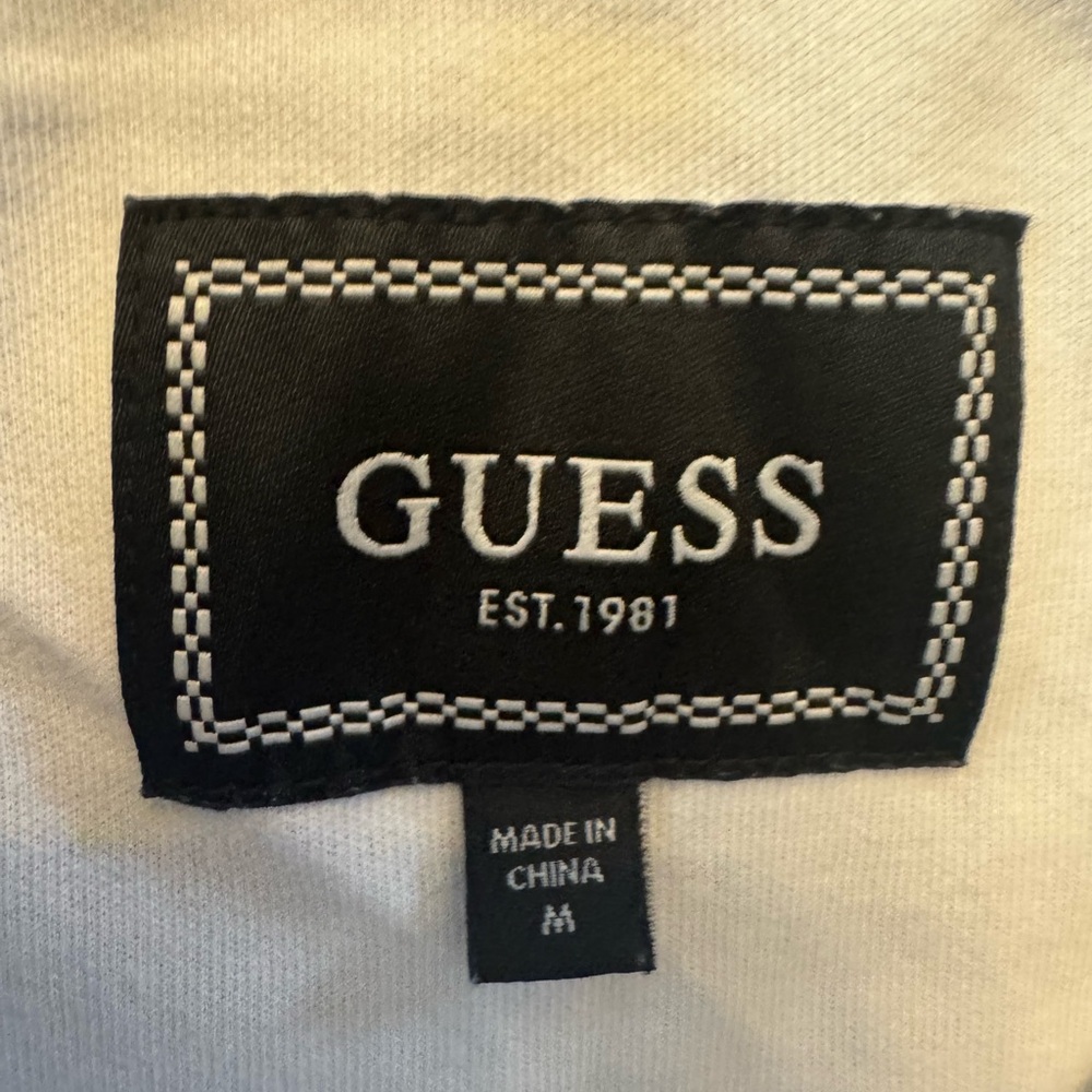 #606 GUESS Floral/ PALM PRINT WARMUP Jacket - Green and Blue - Picture 7 of 15